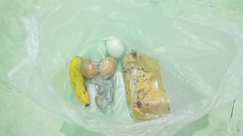 Foto MBG tidak layak di SPPG Yayasan Al Azhar Prenduan di wilayah Kecamatan Pragaan, Sumenep (Za - garudajatim.com)