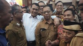 Kepala Dinas Ketahanan Pangan dan Pertanian (DKPP) Sumenep, Chainur Rasyid, saat menghadiri acara Koordinasi Percepatan Pelaksanaan Program Pembangunan Pertanian (Za - garudajatim.com)