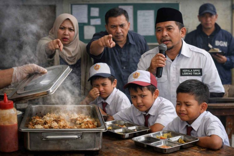 Foto ilustrasi MBG di SPPG Lebeng Timur, Sumenep dua kali bau ( Za - garudajatim.com)