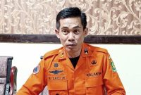 Kepala Pelaksana BPBD Kabupaten Sumenep, Achmad Laili Maulidy, saat ditemui di kantornya (Za - garudajatim.com)