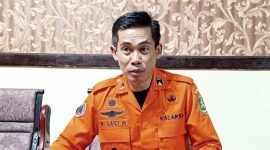 Kepala Pelaksana BPBD Kabupaten Sumenep, Achmad Laili Maulidy, saat ditemui di kantornya (Za - garudajatim.com)