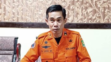 Kepala Pelaksana BPBD Kabupaten Sumenep, Achmad Laili Maulidy, saat ditemui di kantornya (Za - garudajatim.com)