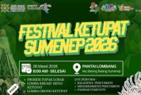 Flyer festival Ketupat Sumenep (istimewa - garudajatim.com)