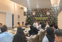 IWO Sumenep saat melakukan audiensi dengan satgas MBG (Za - garudajatim.com)