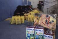 SPPG Lebeng Timur, Kecamatan Pasongsongan, diduga sajikan MBG susu Indomilk ukuran 115 mililiter rasa coklat (Za - garudajati.com)