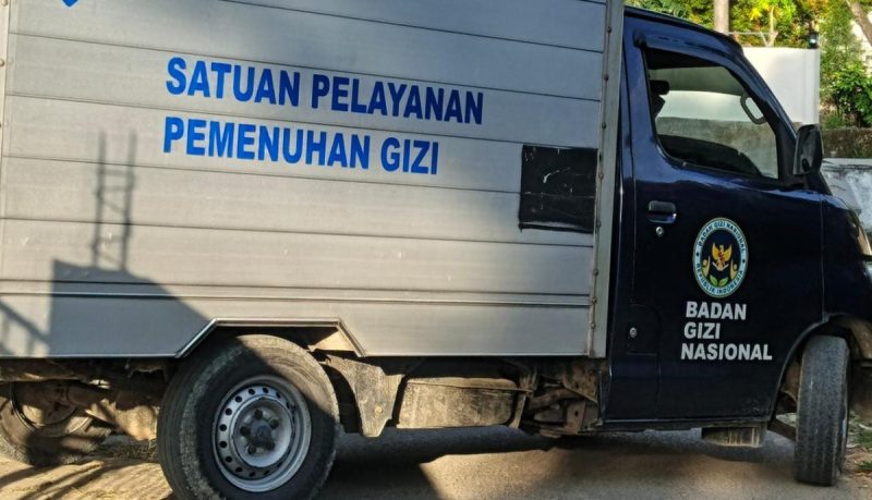 Foto mobil SPPG Pakamban Laok 2, Kecamatan Pragaan, Kabupaten Sumenep, saat mendistribusikan menu MBG (Za - garudajatim.com)