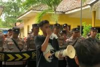 Ketua GPPS, Tijanuz Zaman, saat sontak menyuarakan aspirasi rakyat (Istimewa - garudajatim.com?