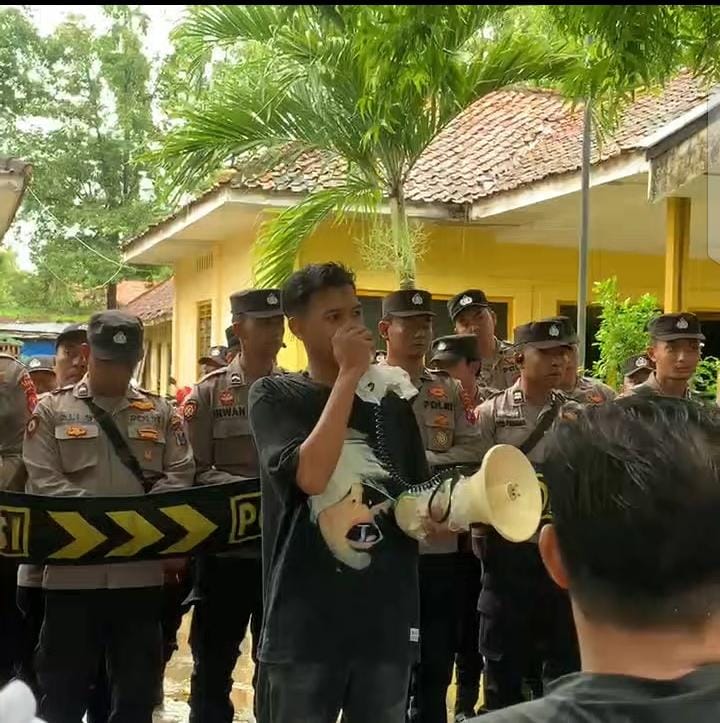 Ketua GPPS, Tijanuz Zaman, saat sontak menyuarakan aspirasi rakyat (Istimewa - garudajatim.com?