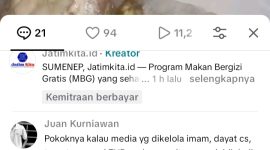 akun TikTok bernama @Juan Kurniawan saat komentar di tiktok (Za - garudajatim.com)