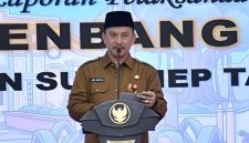 Kepala Badan Perencanaan Pembangunan Daerah (Bappeda) Kabupaten Sumenep, Arif Firmanto, saat menyampaikan 771 Aspirasi di acara Musrenbang RKPD (Za - garudajatim.com)