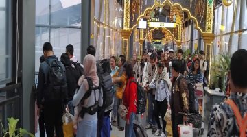 penumpang kereta api di wilayah Malang Raya, Jawa Timur (Istimewa - Garudajatim.com)