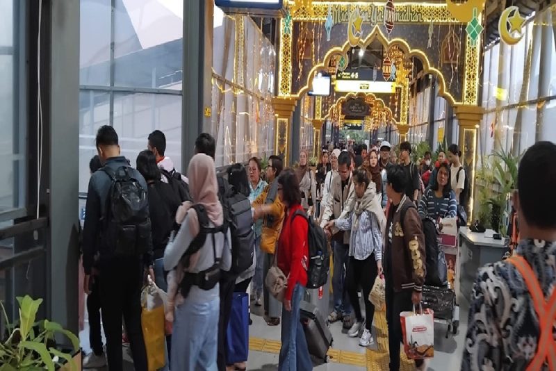 penumpang kereta api di wilayah Malang Raya, Jawa Timur (Istimewa - Garudajatim.com)