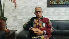 Direktur Utama BPRS Bhakti Sumekar, Hairil Fajar, saat mengungkapkan terkait langkah strategis untuk mengusung tiga agenda utama (Istimewa - garudajatim.com)