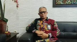 Direktur Utama BPRS Bhakti Sumekar, Hairil Fajar, saat mengungkapkan terkait langkah strategis untuk mengusung tiga agenda utama (Istimewa - garudajatim.com)