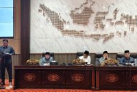 DPRD Sumenep saat Rapat Paripurna dengan penyampaian pandangan umum fraksi-fraksi terhadap tiga Rancangan Peraturan Daerah (Istimewa - garudajatim.com)