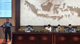 DPRD Sumenep saat Rapat Paripurna dengan penyampaian pandangan umum fraksi-fraksi terhadap tiga Rancangan Peraturan Daerah (Istimewa - garudajatim.com)