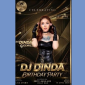 Flyer DJ Dinda Birthday Party akan berlangsung di Mr. Ball Sumenep (Istimewa - garudajatim.com)