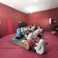 Kelompok Kesenian Rebana Klasik Assalafiyah asal Larangan, Pamekasan, saat melakukan rekaman di OS Studio (Za - garudajatim.com)