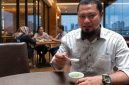 Aktivis Sumenep, Ainur Rahman, saat menyatakan sikap tentang BUMDes (Istimewa - garudajatim.com)