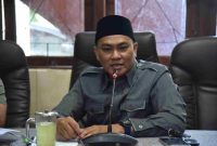 Ketua Komisi III DPRD Sumenep, M. Muhri, saat menyampaikan tentang anggaran DAK (Istimewa - garudajatim.com)