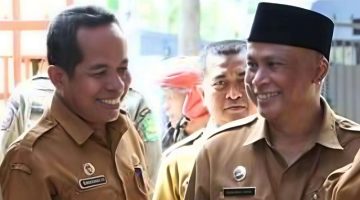 Kepala Dinas Pendidikan Kabupaten Sumenep, H. Moh Iksan, saat meninjau pelaksanaan TKA (Istimewa - garudajatim.com)
