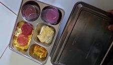 Foto MBG yang didistribusikan oleh SPPG Ganding Sumenep di bawah Yayasan Sosial Rumah Sejahtera Santri NU diduga basi (Za - garudajatim.com)