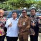 Direktur Utama BPRS Bhakti Sumekar, Hairil Fajar (Dua kiri berkacamata), saat foto bersama (Istimewa - garudajatim.com)