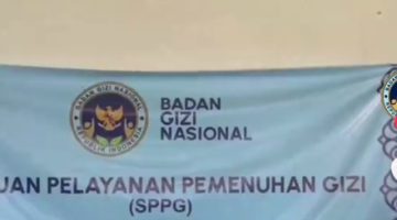 Banner dapur SPPG Lenteng Timur 3 (Za - garudajatim.com)