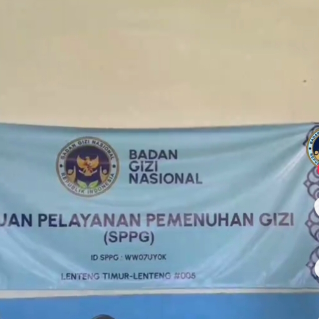 Banner dapur SPPG Lenteng Timur 3 (Za - garudajatim.com)