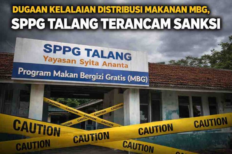 Foto ilustrasi SPPG Talang Yayasan Syita Ananta, diduga sajikan MBG bermasalah (Za - garudajatim.com)