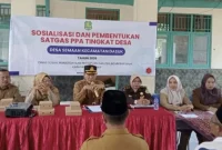 Dinsos P3A Kabupaten Sumenep, saat pembentukan Satuan Tugas Perlindungan Perempuan dan Anak (Istimewa - garudajatim.com)