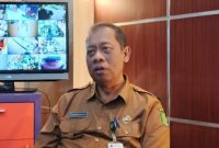 Sementara itu, Kepala DKPP Sumenep, Chainur Rasyid, saat menyampaikan tentang penjualan hewan kurban (Za - garudajatim.com)