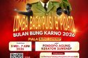 Flyer Lomba Baca Puisi dan Pidato gaya Bung Karno yang diselenggarakan oleh Ikatan Wartawan Online Sumenep (Za - garudajatim.com)