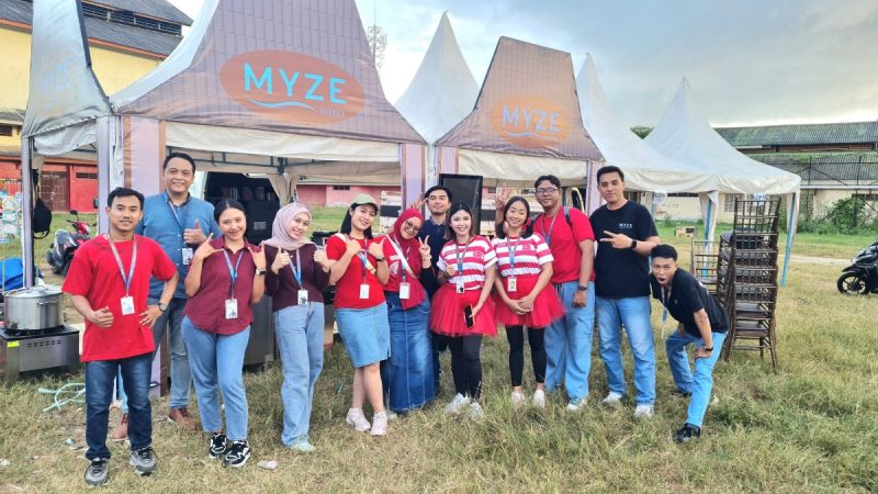 MYZE Hotel Sumenep by ARTOTEL saat hadir menjadi salah satu sponsor di Sumenep Festival (Za - garudajatim.com)