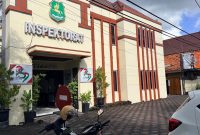Suasana siang hari gedung Inspektorat Kabupaten Sumenep (Za - garudajatim.com)