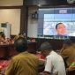 Bupati Sumenep Achmad Fauzi Wongsojudo, saat memberikan arahan di High Level Meeting (Za - garudajatim.com)
