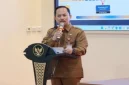 Kepala Bappeda Kabupaten Sumenep, Arif Firmanto, saat menyampaikan arahan Rapat Desk Pemenuhan Data Dukung PSN (Istimewa - garudajati.com)