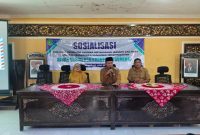 Kepala Dinsos P3A Kabupaten Sumenep, R. Abd. Rahman Riadi, saat menghadiri acara sosialisasi penyusunan Laporan Pertanggungjawaban (Istimewa - garudajatim.com)