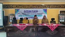 Kepala Dinsos P3A Kabupaten Sumenep, R. Abd. Rahman Riadi, saat menghadiri acara sosialisasi penyusunan Laporan Pertanggungjawaban (Istimewa - garudajatim.com)