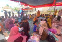 Yayasan Pesantren Nurul Jadid, Gilang, Bluto, Sumenep, Jawa Timur, saat menggelar lomba Make Up dalam rangka Haflatul Imtihan (Za - garudajatim.com)