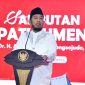 Bupati Sumenep, H. Achmad Fauzi Wongsojudo, saat sambutan di acara Doa Sang Proklamator (Za - garudajati.com)