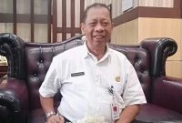 Kepala DKPP Sumenep, Chainur Rasyid, saat ditemui di kantornya (Za - garudajatim.com)