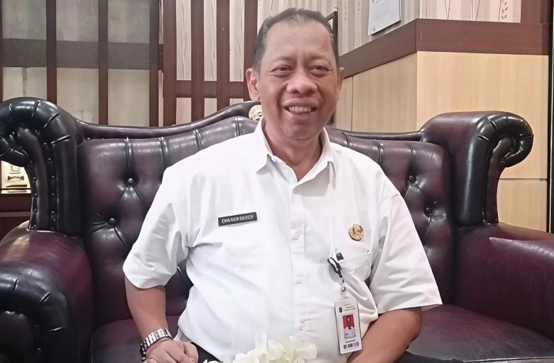 Kepala DKPP Sumenep, Chainur Rasyid, saat ditemui di kantornya (Za - garudajatim.com)