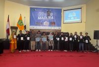 UKS Sanggar Lentera Universitas PGRI Sumenep saat acara pembukaan Pekan Senin Madura ke-X (Za - garudajatim.com)