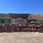 Yayasan Pondok Pesantren Al-Islamiyah Pakondang, Rubaru, Sumenep, Jawa Timur, foto bersama Yonif TP 931/KJ saat pelaksanaan Kemah HIMMAH ke-51 (Za - garudajatim.com)