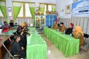 Bupati H. Achmad Fauzi Wongsojudo dan Kepala Dinas Pendidikan Kabupaten Sumenep, H. Moh. Iksan, saat melakukan sidak ke SMP Negeri 1 Sumenep dalam rangka kegiatan MPLS ( Za - garudajati.com)