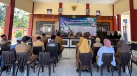 Bappeda Sumenep saat menggelar sosialisasi Strategi Percepatan Pelunasan PBB dan Penyampaian SPPT PBB-P2 Tahun 2026 di Kecamatan Saronggi ( Za - garudajatim.com)