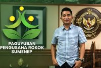 Ketua Paguyuban Pengusaha Rokok (PPR) Kabupaten Sumenep, H. Syafwan Wahyudi, saat menyatakan sikap tentang tembakau (Za - garudajatim.com)