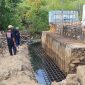 Rekontruksi jembatan Bringsang Kecamatan Giligenting Sumenep saat dikerjakan (Za - garudajatim.com)