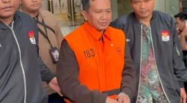 Anggota DPRD Provinsi Jawa Timur periode 2024–2029, Moch. Mahrus, saat ditahan KPK (Istimewa - gaudajatim.com)